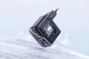 Ładowarka Baseus Sieciowa EnerFill FE22 70W 2 x USB-C + USB-A - czarna (6942521209712) 4