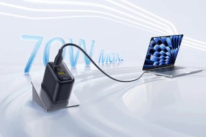 Ładowarka Baseus Sieciowa EnerFill FE22 70W 2 x USB-C + USB-A - czarna (6942521209712) 7