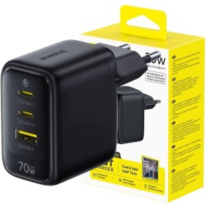 Ładowarka Baseus Sieciowa EnerFill FE22 70W 2 x USB-C + USB-A - czarna (6942521209712) 8