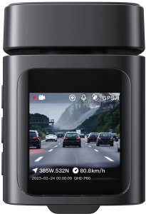 Wideorejestrator Baseus PrimeTrip VD1 Pro kamera samochodowa 4K z kamerą tylną 1080p i zestawem zasilania - czarny (6953156211872) 4