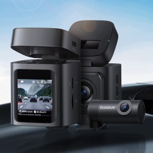 Wideorejestrator Baseus PrimeTrip VD1 Pro kamera samochodowa 4K z kamerą tylną 1080p i zestawem zasilania - czarny (6953156211872) 5