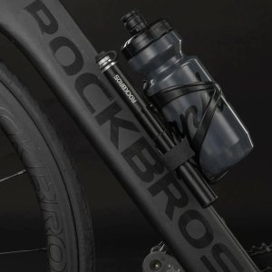 RockBros Pompka rowerowa JG-PB-004 lekka z manometrem - czarna (5907769390999) 5