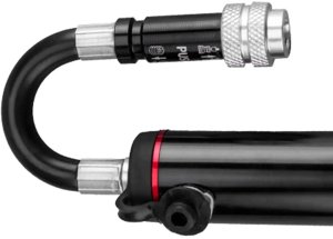 RockBros Mini pompka rowerowa SMART-B 150 PSI do wentyli Presta i Schrader - czarna (5907769390982) 2