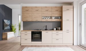 BogFran Szafka dolna z szufladami 60 cm kuchenna stojąca PATI PK18/PF18 Dąb Artisan (BF-PF18 DA KPL) 12