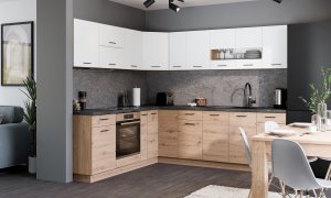 BogFran Szafka dolna z szufladami 60 cm kuchenna stojąca PATI PK18/PF18 Dąb Artisan (BF-PF18 DA KPL) 10