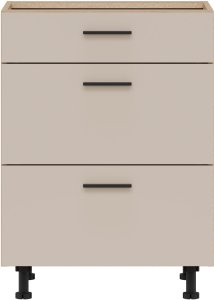 BogFran Szafka dolna z szufladami 60 cm kuchenna stojąca PATI PK18/PF18 Kaszmir (BF-PF18 KASZMIR KPL) 2