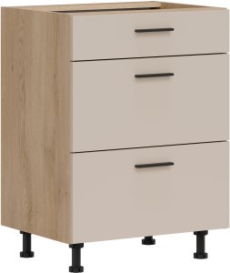 BogFran Szafka dolna z szufladami 60 cm kuchenna stojąca PATI PK18/PF18 Kaszmir (BF-PF18 KASZMIR KPL) 3