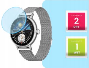 Alogy 2PAK Szkło Hartowane Uniwersalne Na Smartwatch fi 36mm Szkiełko Ochronne 9H (BUND1207) 3