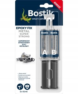 Bostik Fix Metal Super Strong klej epoksydowy do metalu 2x12ml 2
