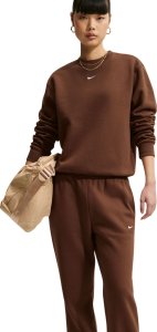 Nike Spodnie damskie Studio Fleece Medium Weigh brązowe IM8078 259 XL 4