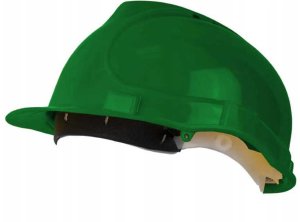 Stalco Kask ochronny zielony wentylowany BHP budowlany 2