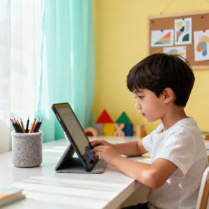 Etui na tablet Uniq Graficzne do Apple iPad 10.9 2022 Gen 10 / 11 2025 A16 Gen 11 z klapką, morskie - ochronne z podstawką 15