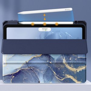 Etui na tablet Uniq Graficzne do Apple iPad 10.9 2022 Gen 10 / 11 2025 A16 Gen 11 z klapką, morskie - ochronne z podstawką 4