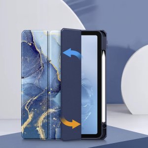 Etui na tablet Uniq Graficzne do Apple iPad 10.9 2022 Gen 10 / 11 2025 A16 Gen 11 z klapką, morskie - ochronne z podstawką 7