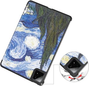 Etui na tablet 4kom.pl Graficzne do Xiaomi Pad 7 / Pad 7 Pro 11.2 z klapką / Xiaomi Pad 7 Pro - ochronne z podstawką 7