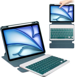 Uniq 360 z klawiaturą do Apple iPad 10.9 2022 Gen. 10 / 11 2025 A16 Gen. 11 / Apple iPad 11 2025 / Apple iPad 10 2024, zielone - ochronne 2