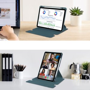 Uniq 360 z klawiaturą do Apple iPad 10.9 2022 Gen. 10 / 11 2025 A16 Gen. 11 / Apple iPad 11 2025 / Apple iPad 10 2024, zielone - ochronne 7