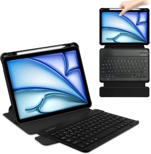 Etui na tablet Uniq 360 z klawiaturą do Apple iPad 10.9 2022 Gen. 10 / 11 2025 A16 Gen. 11 / Apple iPad 11 2025 / Apple iPad 10 2024, czarne - ochronne 2