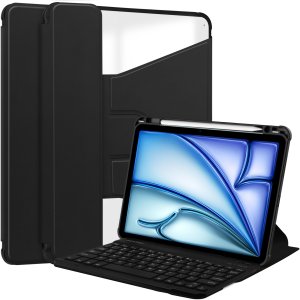 Etui na tablet Uniq 360 z klawiaturą do Apple iPad 10.9 2022 Gen. 10 / 11 2025 A16 Gen. 11 / Apple iPad 11 2025 / Apple iPad 10 2024, czarne - ochronne 8