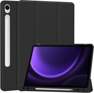 Etui na tablet Strado-Tech Smart Pencil do Samsung Galaxy Tab S9 SM X716 S9 FE S10 FE Lite, czarne - ochronne 11