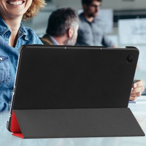 Etui na tablet SUPERO Smart do T-Mobile T Tablet 2 10.1 5G 2025 z klapką, czerwone - ochronne z podstawką 2