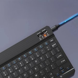 Etui na tablet 4kom.pl 360 z klawiaturą do Samsung Galaxy Tab S9 / S10 FE 10.9 na Rysik / Samsung Galaxy Tab S10 - ochronne 11