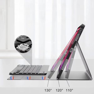 Etui na tablet 4kom.pl 360 z klawiaturą do Samsung Galaxy Tab S9 / S10 FE 10.9 na Rysik / Samsung Galaxy Tab S10 - ochronne 16