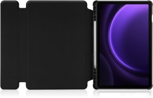 Etui na tablet 4kom.pl 360 z klawiaturą do Samsung Galaxy Tab S9 / S10 FE 10.9 na Rysik / Samsung Galaxy Tab S10 - ochronne 4
