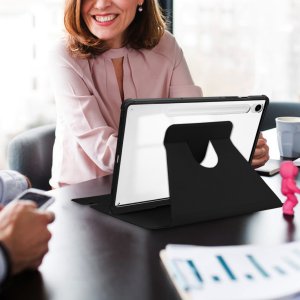 Etui na tablet 4kom.pl 360 z klawiaturą do Samsung Galaxy Tab S9 / S10 FE 10.9 na Rysik / Samsung Galaxy Tab S10 - ochronne 6
