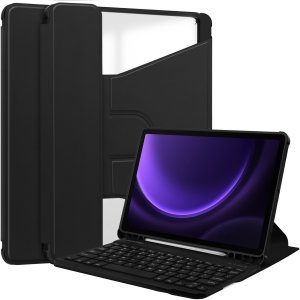 Etui na tablet 4kom.pl 360 z klawiaturą do Samsung Galaxy Tab S9 / S10 FE 10.9 na Rysik / Samsung Galaxy Tab S10 - ochronne 8