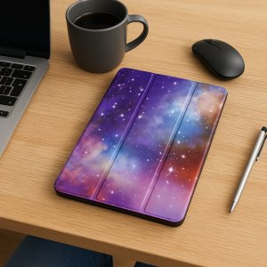 Etui na tablet Uniq Graphic do Redmi Pad SE 8.7 2024 / Redmi Pad, Galactica - ochronne z podstawką, dostęp do portów i przycisków 3
