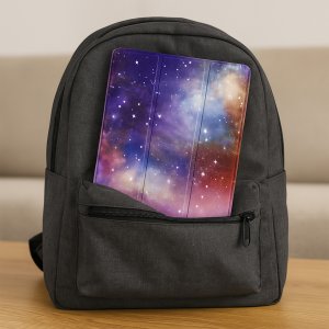 Etui na tablet Uniq Graphic do Redmi Pad SE 8.7 2024 / Redmi Pad, Galactica - ochronne z podstawką, dostęp do portów i przycisków 5