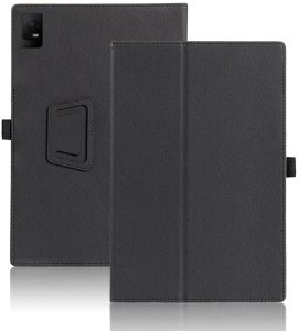 Etui na tablet 4kom.pl Slim do Tcl Tab 10 Gen. 2 8496G 10.36 10.4 / Gen 2, czarne - ochronne z podstawką 11