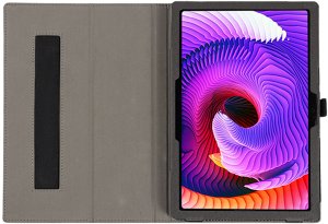 Etui na tablet 4kom.pl Slim do Tcl Tab 10 Gen. 2 8496G 10.36 10.4 / Gen 2, czarne - ochronne z podstawką 3