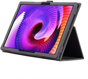 Etui na tablet 4kom.pl Slim do Tcl Tab 10 Gen. 2 8496G 10.36 10.4 / Gen 2, czarne - ochronne z podstawką 6