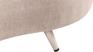 Beliani Sofa ogrodowa dla 3 osób PARORI Prawostronny Beżowy 10