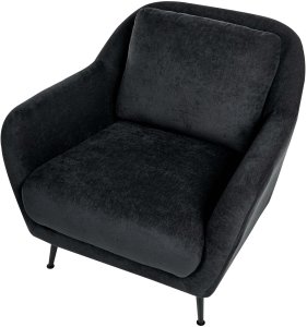 Beliani Fotel EIBY Szenil Czarny 7