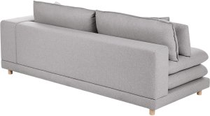 Beliani Sofa 2-osobowa szara HEDEN 5