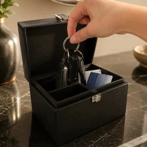 Wozinsky Pudełko blokujące sygnał RFID WPB-R16 na klucze keyless z przegrodami 16x12x9 cm - czarne (5907769388279) 3