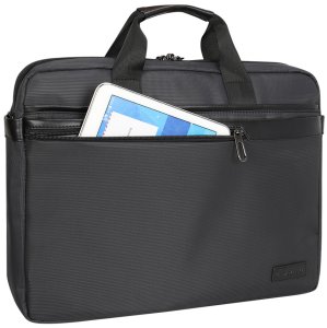 Torba Wozinsky Na laptop WET-15 15.6" z rączką i regulowanym paskiem na ramię - czarna (5907769388590) 3