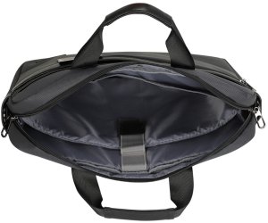 Torba Wozinsky Na laptop WET-15 15.6" z rączką i regulowanym paskiem na ramię - czarna (5907769388590) 4