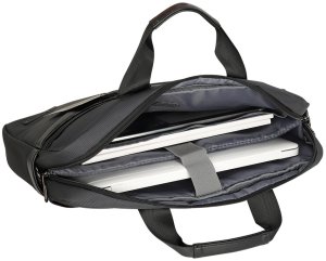 Torba Wozinsky Na laptop WET-15 15.6" z rączką i regulowanym paskiem na ramię - czarna (5907769388590) 5