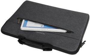 Torba Wozinsky Na laptop WTL-15 15.6" z rączką i metalowym zamkiem - szara (5907769388583) 3