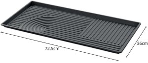 Prosperplast Ociekacz duży podstawka pod buty TASSY DRY PAD czarny 3