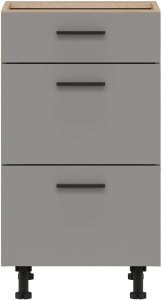 BogFran Szafka dolna z szufladami 45 cm kuchenna PATI PK33/PF35 Jasny Grafit (BF-PF35 JG KPL) 2