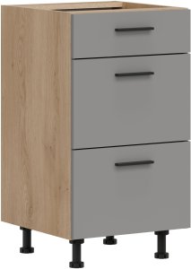 BogFran Szafka dolna z szufladami 45 cm kuchenna PATI PK33/PF35 Jasny Grafit (BF-PF35 JG KPL) 3
