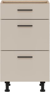 BogFran Szafka dolna z szufladami 45 cm kuchenna stojąca PATI PK33/PF35 Kaszmir (BF-PF35 KASZMIR KPL) 2