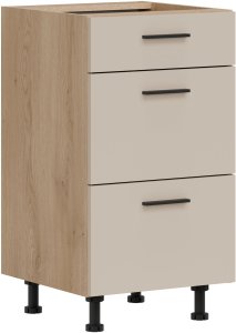BogFran Szafka dolna z szufladami 45 cm kuchenna stojąca PATI PK33/PF35 Kaszmir (BF-PF35 KASZMIR KPL) 3