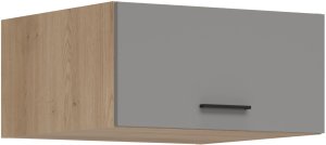 BogFran Szafka górna Nadstawka 60 cm wisząca kuchenna PATI PK32/PF10 Jasny Grafit (BF-PK32/PF10 JG KPL) 3