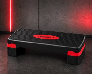 UNDERFIT Step do ćwiczeń 3-stopniowy PowerStep czerwony 2